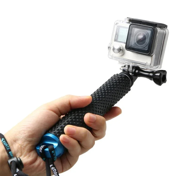 GoPro, Insta360, DJI 및 기타 액션 카메라용 49cm 확장 가능한 핸드헬드 폴 모노포드, 최대 길이: 49cm(레드), 최대 길이: 49cm(블루), 최대 길이: 49cm(골드), 최대 길이: 49cm(그린)