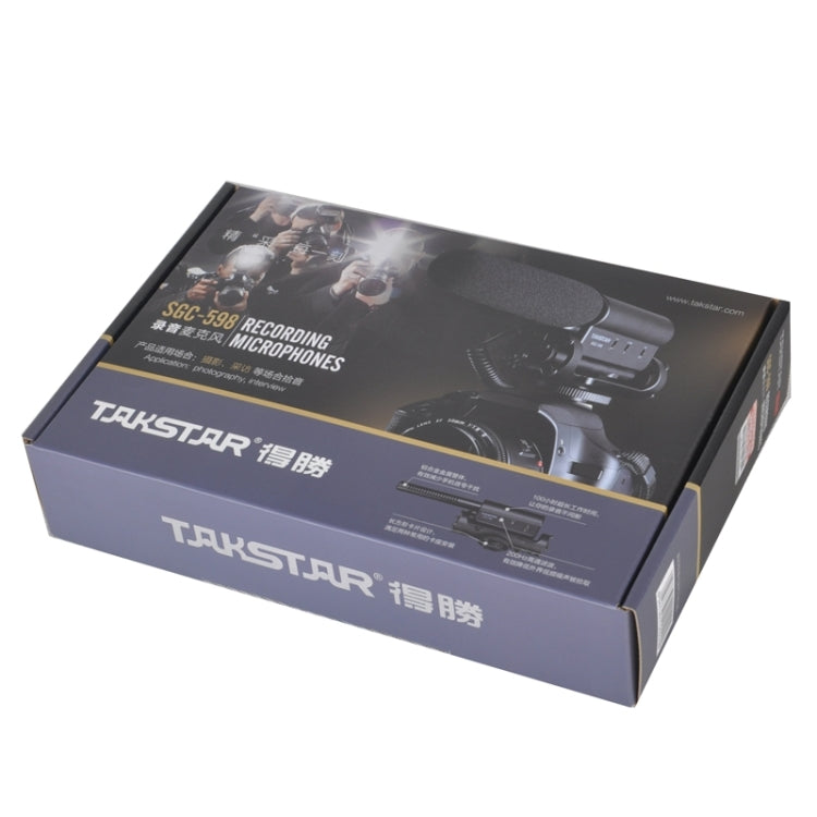 TAKSTAR SGC-598 DSLR 및 DV 캠코더용 전문 사진 인터뷰 전용 마이크