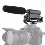 SGC-598 콘덴서 녹음용 마이크 전문 사진 인터뷰 전용 마이크 DSLR 및 DV 캠코더용