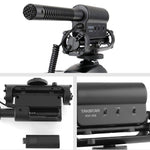 SGC-598 콘덴서 녹음용 마이크 전문 사진 인터뷰 전용 마이크 DSLR 및 DV 캠코더용