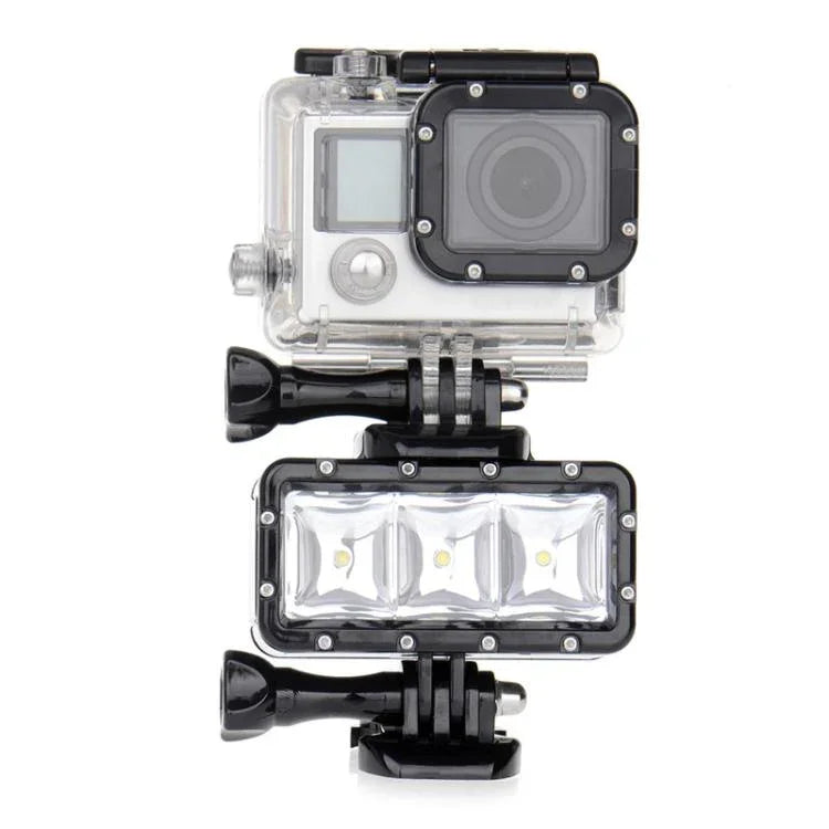 GoPro, Insta360, DJI 및 기타 액션 카메라용 SupTig 30M 방수 300LM 비디오 라이트, 비디오 라이트