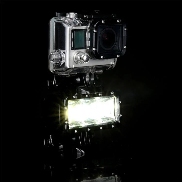 GoPro, Insta360, DJI 및 기타 액션 카메라용 SupTig 30M 방수 300LM 비디오 라이트, 비디오 라이트