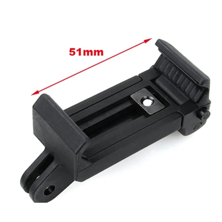 HR335 야외용 휴대폰 고정 마운트 세트, 51-84mm 폭 휴대폰 및 GoPro 카메라에 적합