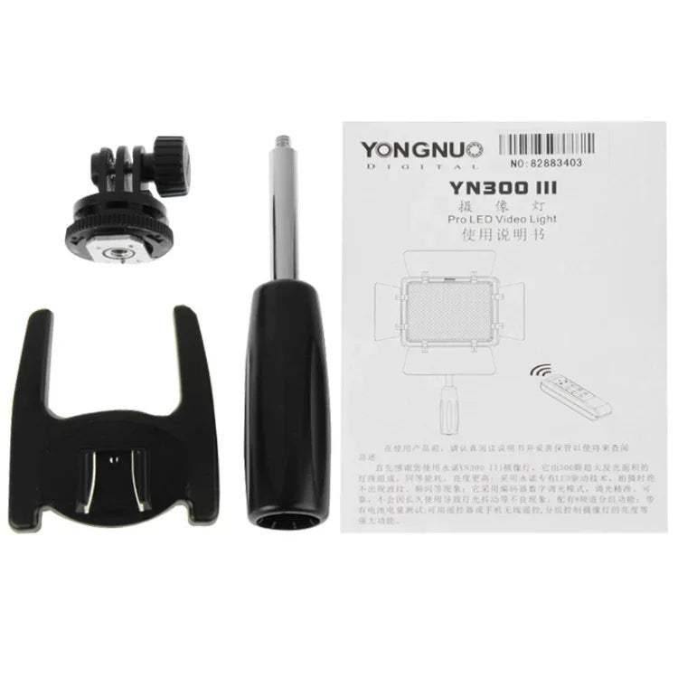 YONGNUO YN300 III LED 카메라 비디오 라이트 캐논 니콘 올림푸스용, YN300 III