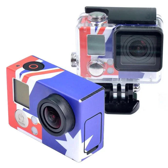 GoPro HERO3+ /3용 케이스 스티커, 미국 국기, 호주 국기, 브라질 국기