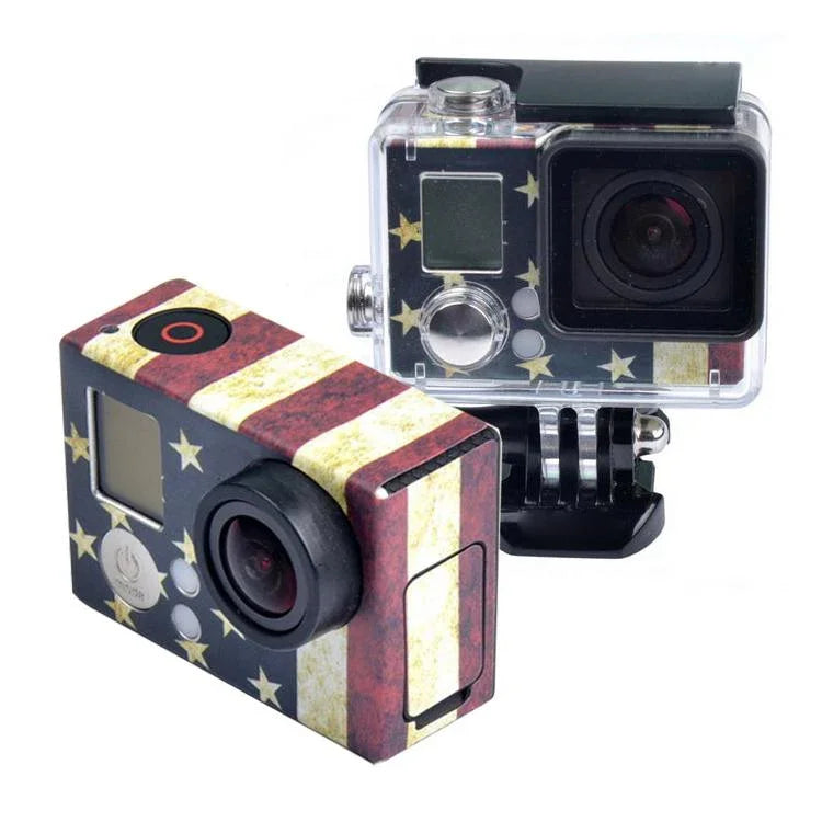 GoPro HERO3+ /3용 케이스 스티커, 미국 국기, 호주 국기, 브라질 국기