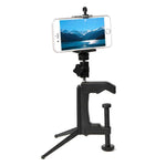 GoPro, Insta360, DJI 및 기타 액션 카메라용 삼각대 어댑터가 포함된 데스크탑 고정 클램프 홀더 마운트, 클램프 크기: 1 - 6 cm, 테이블 클램프