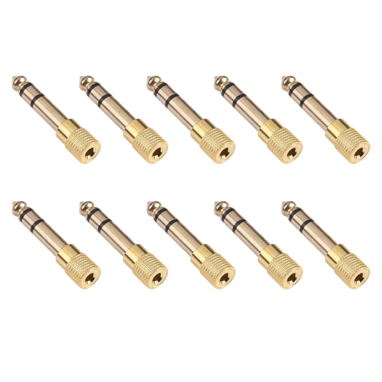 6.35mm 수컷에서 3.5mm 암컷 오디오 잭 어댑터 (10개 한 팩, 가격은 10개 기준), 6.35mm 수컷에서 3.5mm 암컷
