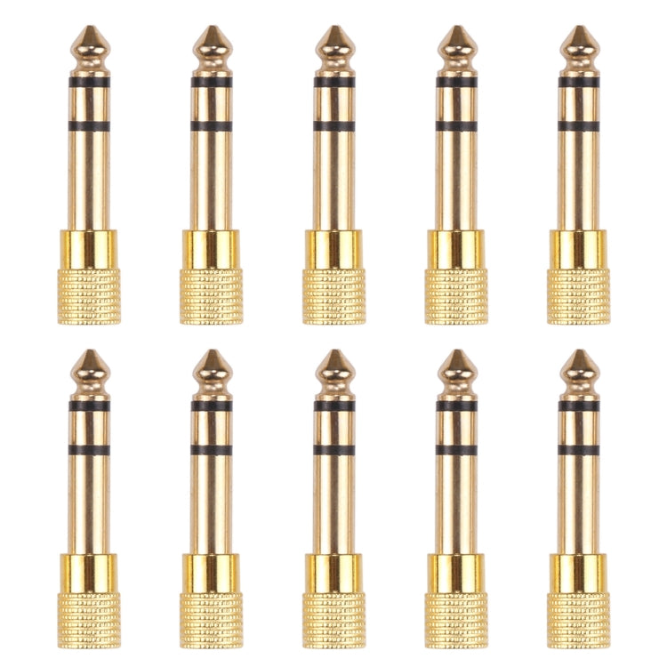 6.35mm 수컷에서 3.5mm 암컷 오디오 잭 어댑터 (10개 한 팩, 가격은 10개 기준), 6.35mm 수컷에서 3.5mm 암컷