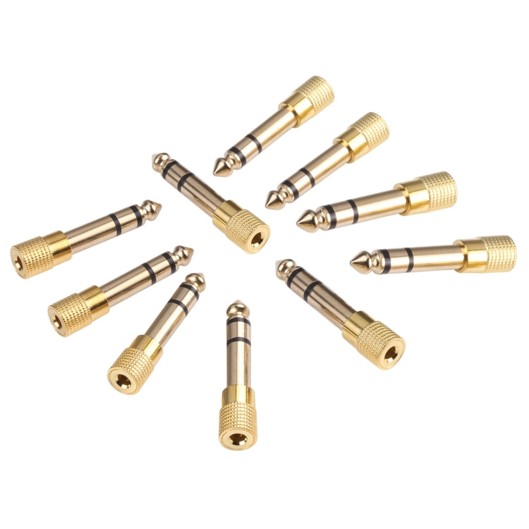 6.35mm 수컷에서 3.5mm 암컷 오디오 잭 어댑터 (10개 한 팩, 가격은 10개 기준), 6.35mm 수컷에서 3.5mm 암컷