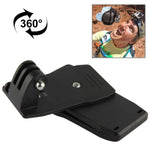 360도 회전 백팩 Rec-Mounts 클립 클램프 마운트 GoPro, Insta360, DJI 및 기타 액션 카메라용, Rec-Mounts 클립 (블랙)