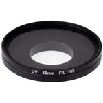 샤오미 샤오이 4K+ / 4K, 샤오이 라이트, 샤오이 스포츠 카메라용 52mm UV 필터 렌즈 필터 및 캡