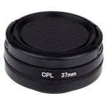 37mm CPL 필터 원형 편광 렌즈 필터 캡 포함 Xiaomi Xiaoyi 4K+ / 4K, Xiaoyi Lite, Xiaoyi 스포츠 카메라용, 37mm CPL 필터