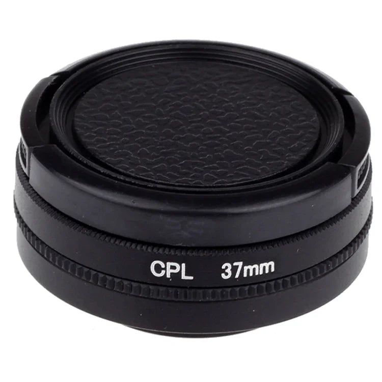 37mm CPL 필터 원형 편광 렌즈 필터 캡 포함 Xiaomi Xiaoyi 4K+ / 4K, Xiaoyi Lite, Xiaoyi 스포츠 카메라용, 37mm CPL 필터