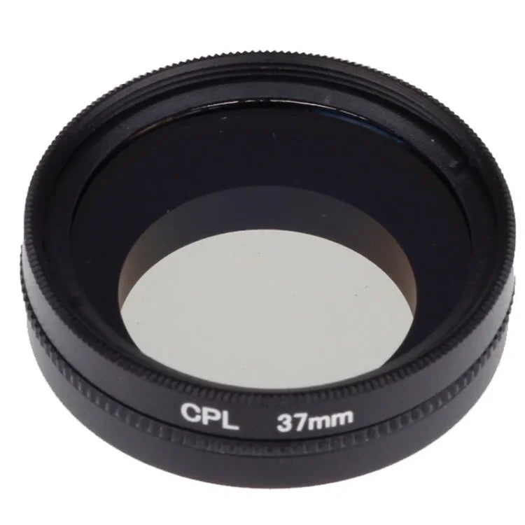 37mm CPL 필터 원형 편광 렌즈 필터 캡 포함 Xiaomi Xiaoyi 4K+ / 4K, Xiaoyi Lite, Xiaoyi 스포츠 카메라용, 37mm CPL 필터