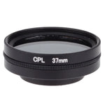 37mm CPL 필터 원형 편광 렌즈 필터 캡 포함 Xiaomi Xiaoyi 4K+ / 4K, Xiaoyi Lite, Xiaoyi 스포츠 카메라용, 37mm CPL 필터