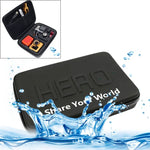 GoPro, Insta360, DJI 및 기타 액션 카메라 액세서리용 충격 방수 휴대용 여행 케이스, 사이즈: 22cm x 16cm x 7cm, 사이즈: 22cm x 16cm x 7cm