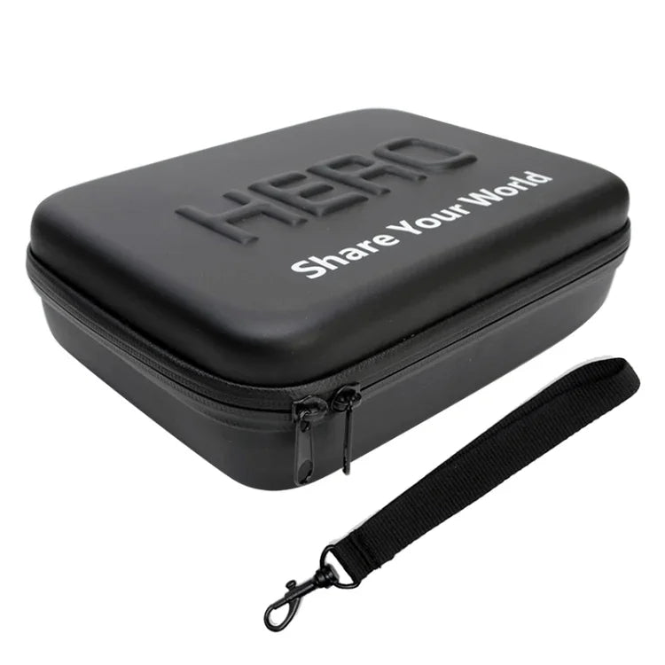 GoPro, Insta360, DJI 및 기타 액션 카메라 액세서리용 충격 방수 휴대용 여행 케이스, 사이즈: 22cm x 16cm x 7cm, 사이즈: 22cm x 16cm x 7cm
