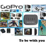 GoPro, Insta360, DJI 및 기타 액션 카메라 액세서리용 충격 방수 휴대용 여행 케이스, 사이즈: 22cm x 16cm x 7cm, 사이즈: 22cm x 16cm x 7cm
