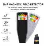 5-LED 전자기 방사선 감지기 EMF 미터 테스터, 스타일 2 화이트, 스타일 2 블랙