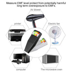 5-LED 전자기 방사선 감지기 EMF 미터 테스터, 스타일 2 화이트, 스타일 2 블랙