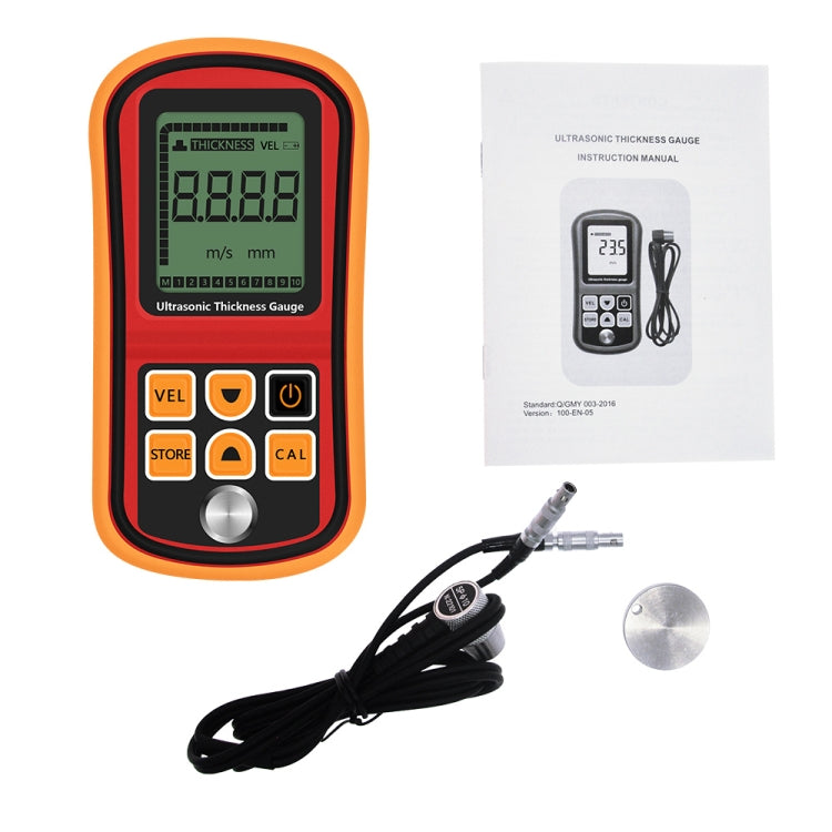 GM-100 초음파 두께 측정기 테스터 게이지 속도 1.2~225mm, GM-100