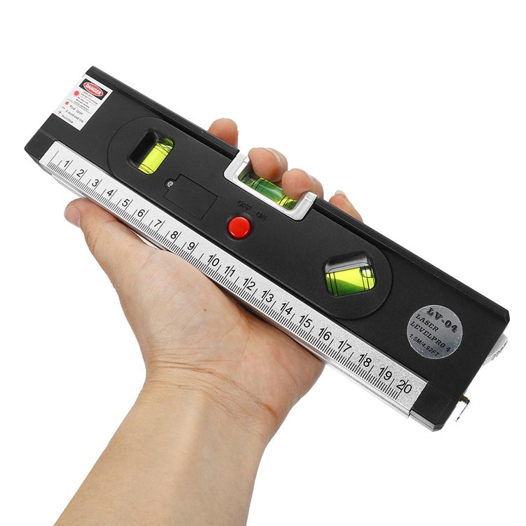 테이프 측정기 프로 4 (100cm) 포함 레이저 레벨 / LED 조명 포함 레벨 버블, LV-04
