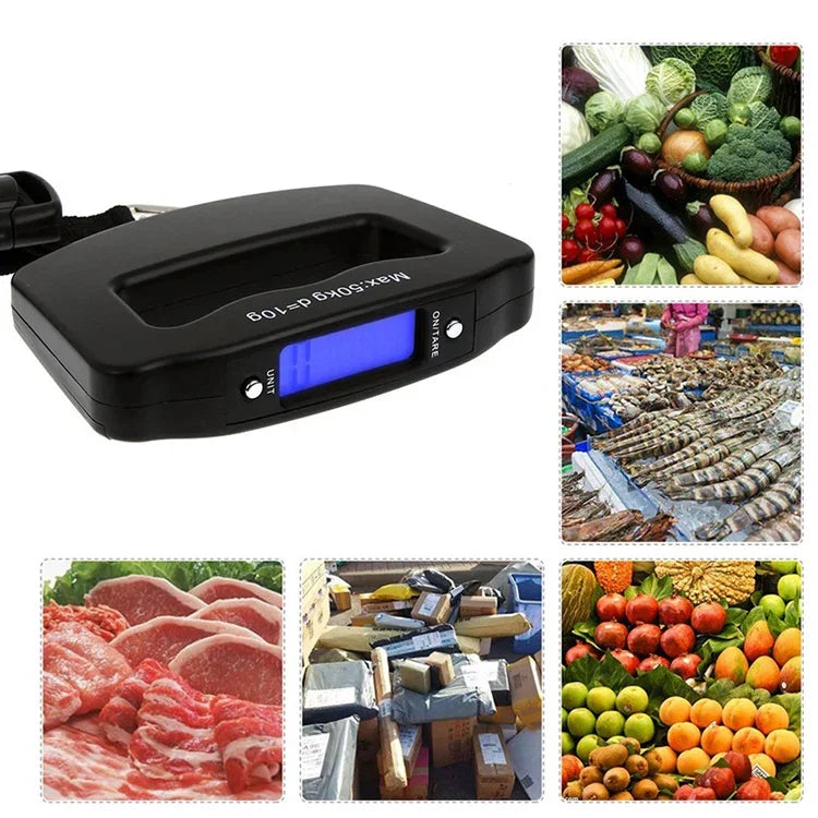 50kg 전자 여행용 수하물 저울, 50kg