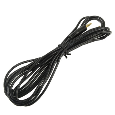 Aux 케이블, 3.5mm 수컷 미니 플러그 스테레오 오디오 케이블, 길이: 3m (검정 + 금도금 커넥터), 길이: 3m 검정, (금도금)