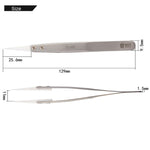 BEST BST-72-MZ 302 스테인리스 스틸 고온 저항 세라믹 팁 핀셋, BST-72-MZ