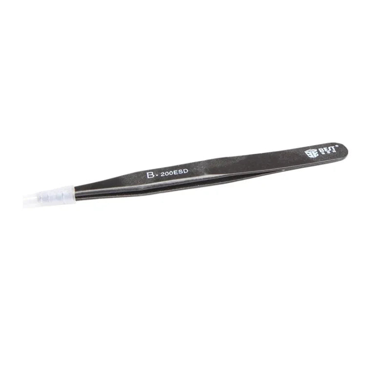 BEST BST-200ESD 202 스테인리스 스틸 정전기 방지 팁 핀셋, BST-200ESD