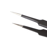 BEST BST-204ESD 202 스테인리스 스틸 정전기 방지 팁 핀셋, BST-204ESD