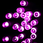 크리스마스 파티용, 30 LED, 2모드 플래시, 배터리 작동, 3m 핑크 조명, 3m 그린 조명, 3m 퍼플 조명, 3m 옐로우 조명, 3m 블루 조명, 3m 웜 화이트, 3m 화이트 조명