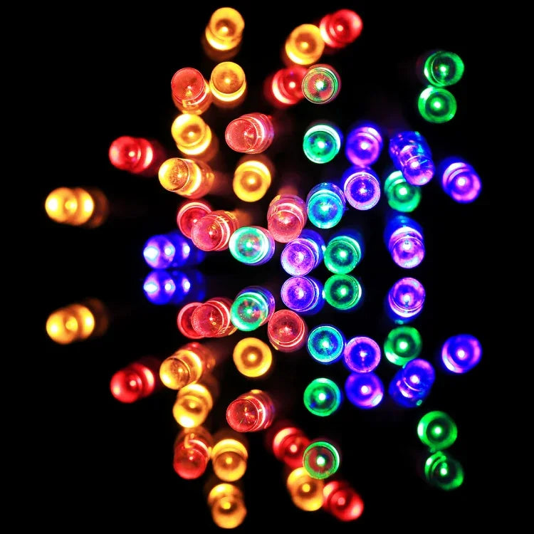 크리스마스 파티용, 30 LED, RGB 조명, 2모드 플래시, 배터리 작동, 3m 4색 RGB