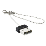 32GB 미니 USB 플래시 드라이브 체인 포함 PC 및 노트북용, 32GB