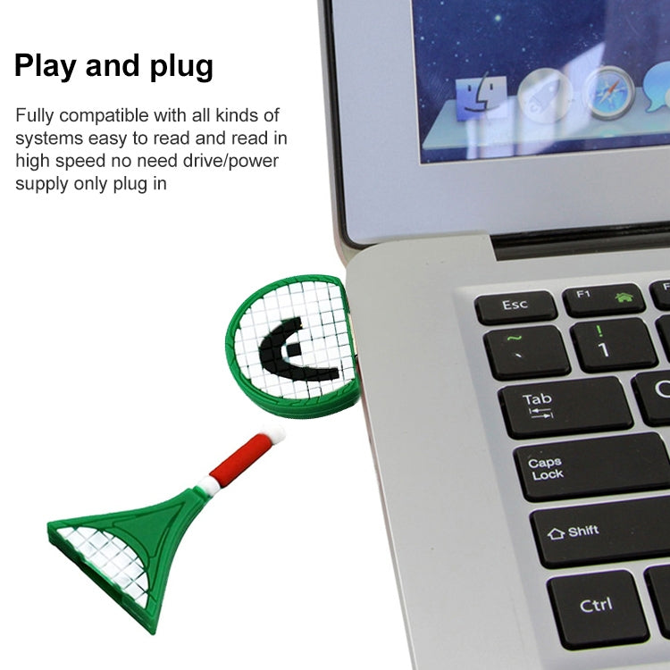 테니스 라켓 모양 USB 플래시 디스크 (8 GB), 2GB, 4GB, 8GB