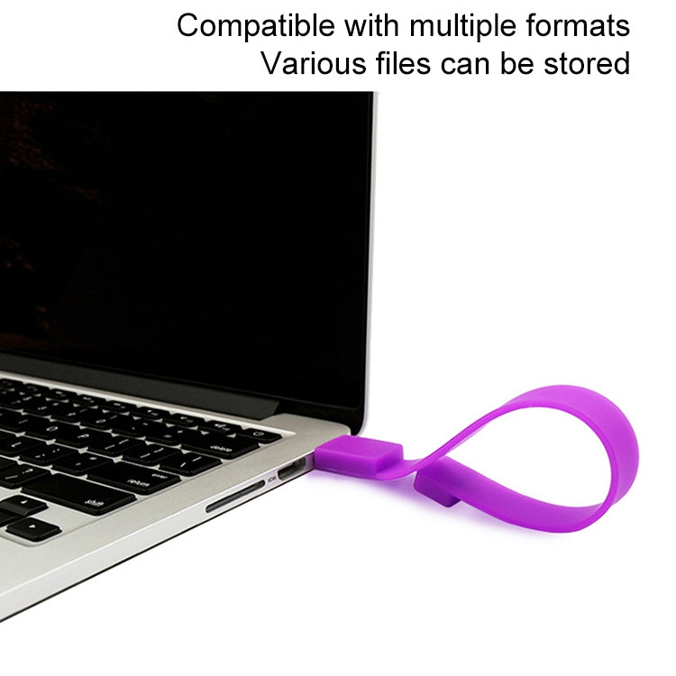 16GB 실리콘 팔찌 USB 2.0 플래시 디스크, 16GB(그린)