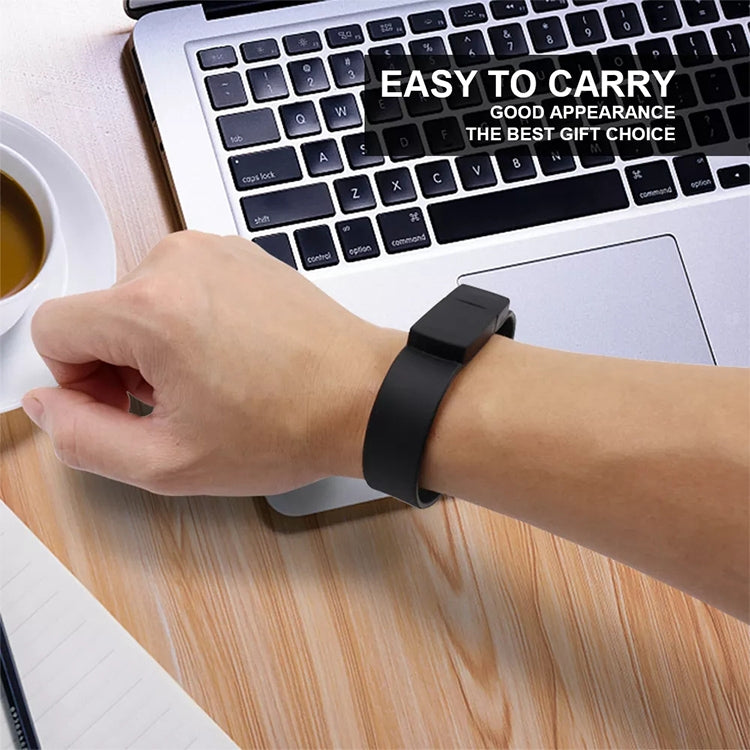 16GB 실리콘 팔찌 USB 2.0 플래시 디스크, 16GB(그린)