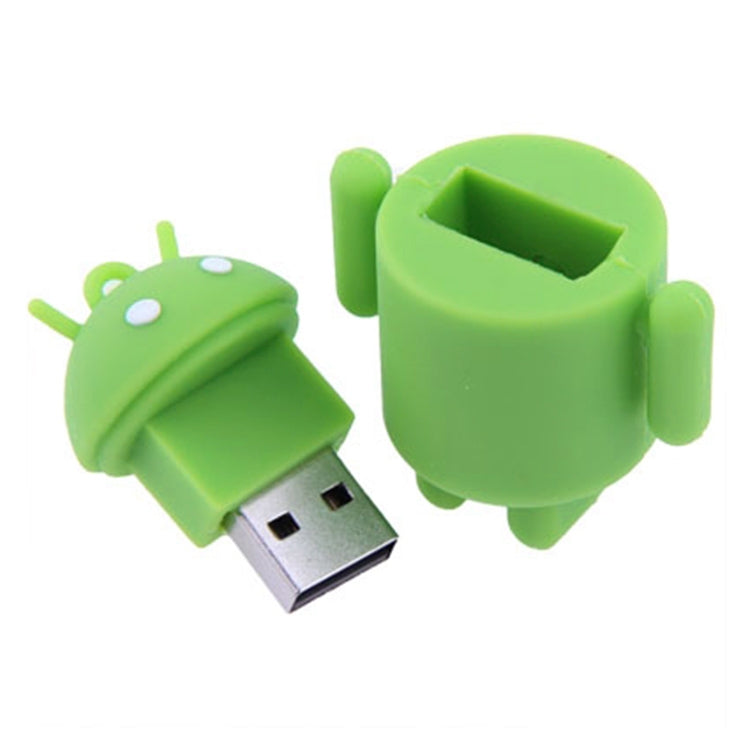 안드로이드 로봇 스타일 USB 플래시 디스크(그린), 2GB