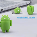 안드로이드 로봇 스타일 USB 플래시 디스크(그린), 2GB