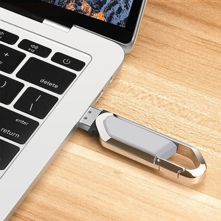 2GB 메탈릭 키체인 스타일 USB 2.0 플래시 디스크 (그레이), 2GB (그레이)