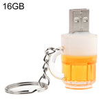맥주 키체인 스타일 USB 플래시 디스크 16GB 메모리, 16GB
