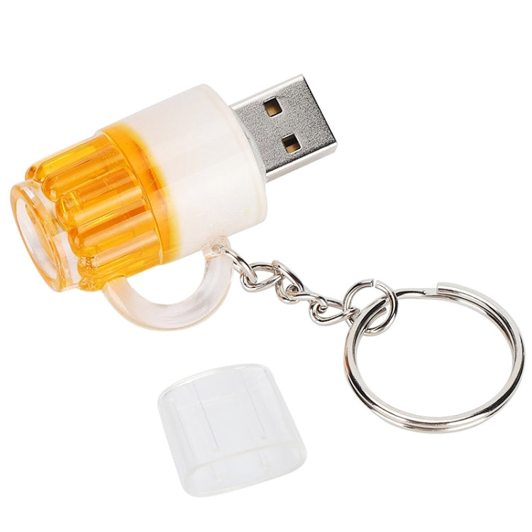 맥주 키체인 스타일 USB 플래시 디스크 16GB 메모리, 16GB
