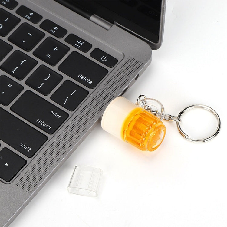 맥주 키체인 스타일 USB 플래시 디스크 16GB 메모리, 16GB