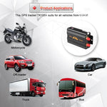 TK103A GPS / SMS / GPRS 추적기 차량 추적 시스템, 듀얼 SIM 카드 지원, 차량, 택시, 트럭 전용 설계, TK103A