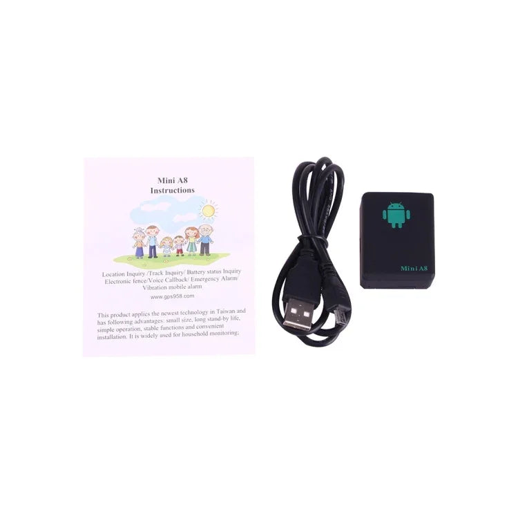 TRACKER 미니 A8 실시간 4밴드 글로벌 위치 추적기 GSM/GPRS 트래커 개인용 추적 장치
