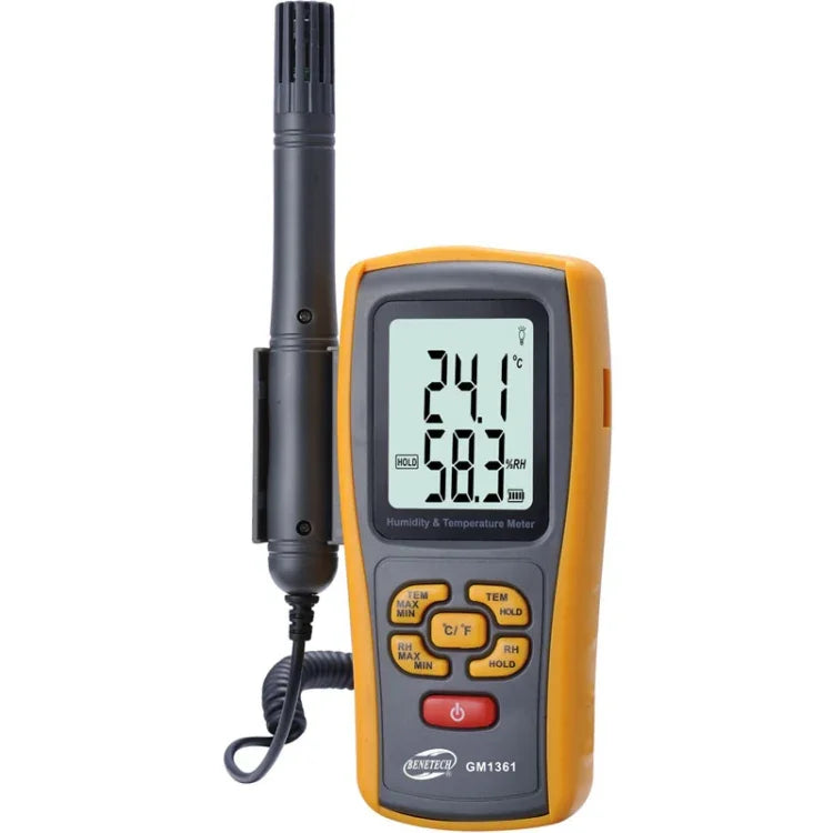BENETECH GM1361 2.5인치 화면 디지털 온도 및 습도계 습도계 / 온도계