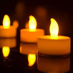 15개입 무불꽃 LED 티라이트 전기 양초, 전기 양초