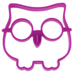 만화 부엉이 모양 계란 프라이 링 몰드 실리콘 계란 프라이 몰드 오믈렛 몰드, 계란 프라이