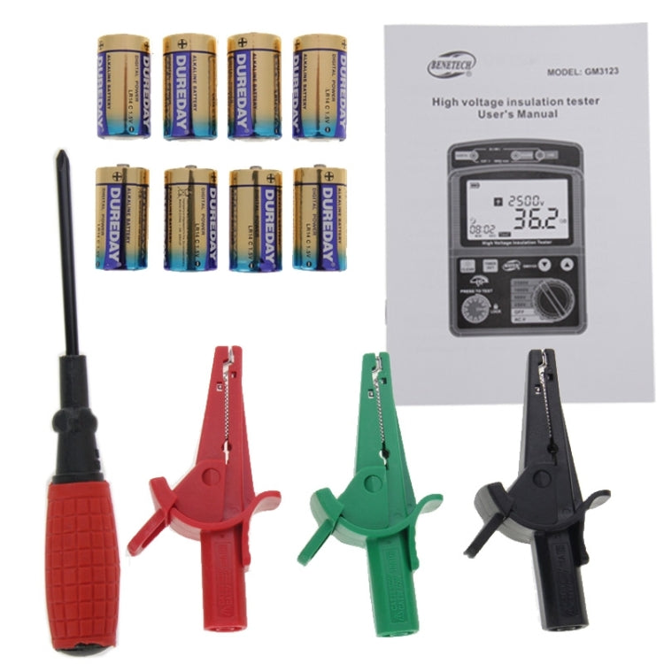 BENETECH GM3123 고전압 절연 테스터, GM3123